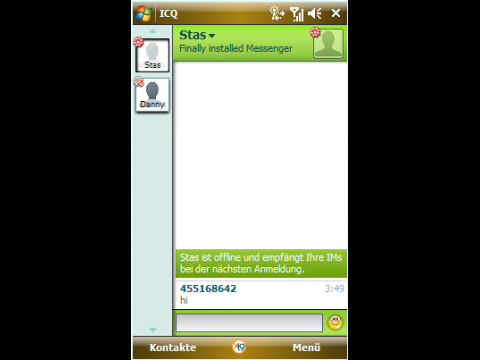 ICQ Mobile f&uuml;r Windows Mobile