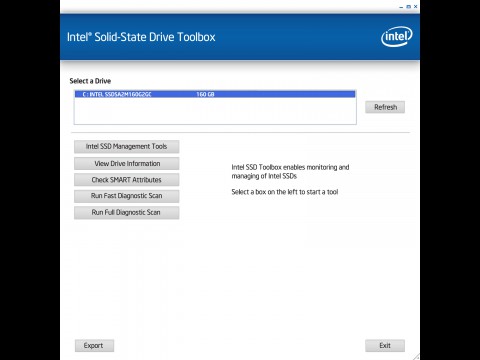 Intels SSD Toolbox