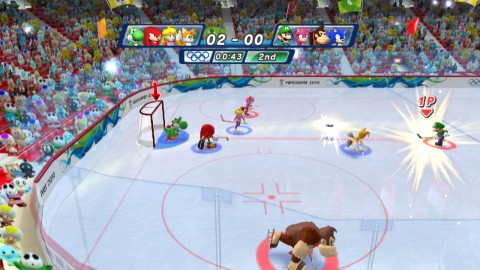 Mario und Sonic bei den Olympischen Winterspielen