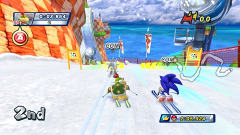Mario und Sonic bei den Olympischen Winterspielen