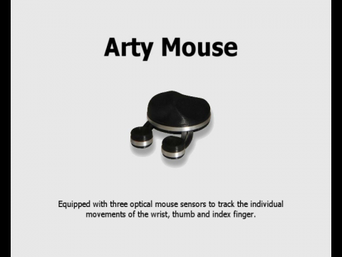 Multitouch-Maus Arty
