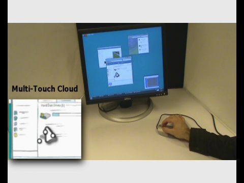 Multitouch-Cloud statt Mauszeiger