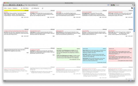 Raindrop - Userinterface erste Iteration