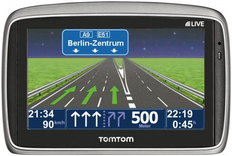 Tomtom Go 750 Live mit Fahrspurassistent