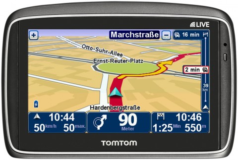Tomtom Go 950 Live im Routingmodus