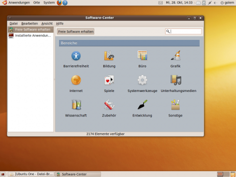 Canonical bietet nun selbst einen �bersichtlichen Paket-Manager, ...