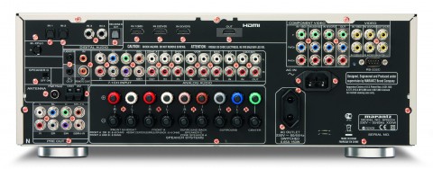 Marantz - AV-Receiver SR5004 (R&uuml;ckseite)