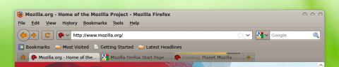 Ideenskizze f&uuml;r Firefox 3.7 unter Linux