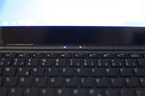 Sechs LED-Anzeigen informieren den Nutzer �ber den Status des Netbooks.