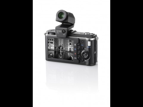 Olympus E-P2 mit Aufstecksucher