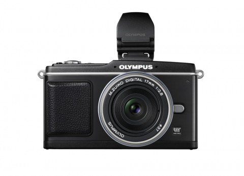 Olympus E-P2 mit Aufstecksucher