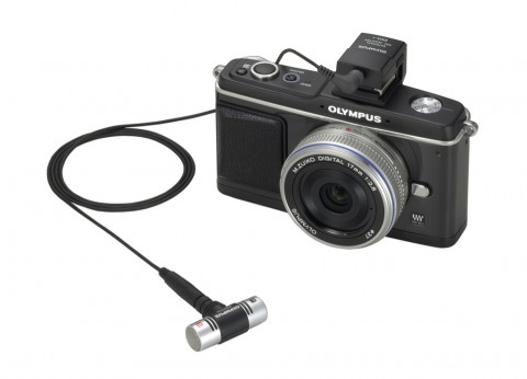 Olympus E-P2 mit Mikrofon