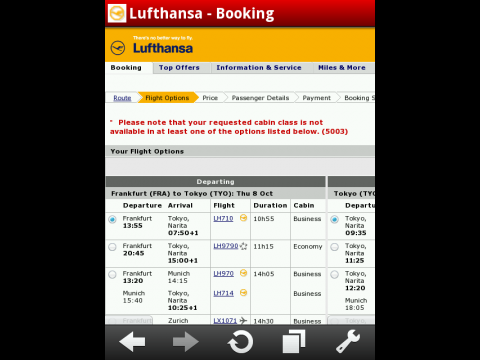 Opera Mobile 10 f&uuml;r Symbian S60