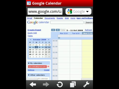 Opera Mobile 10 f&uuml;r Symbian S60