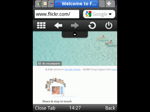 Opera Mobile 10 f&uuml;r Symbian S60