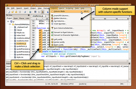 UEx - UltraEdit f�r Linux