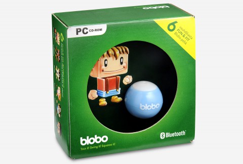 Blobo-Verpackung ist noch auf Finnisch, die Spiele gibt es aber auch in Englisch