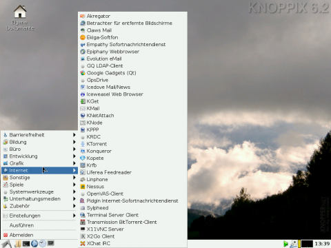 Programme auf der DVD: Internet