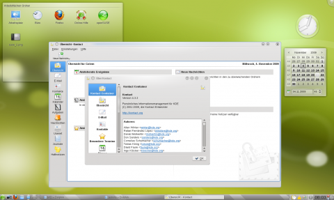 Die KDE-PIM-Software Kontact