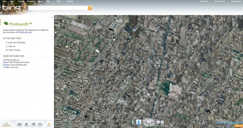 Bing Maps - Vogelflugperspektive