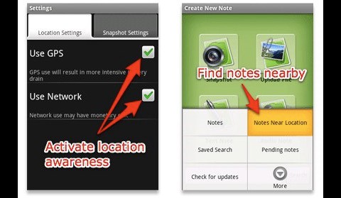 Evernote f&uuml;r Android