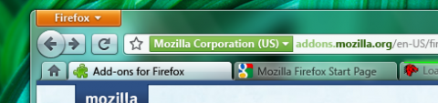 Entwurf f&uuml;r Firefox 4.0 unter Windows 7