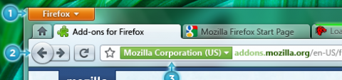 Entwurf f&uuml;r Firefox 4.0 unter Windows 7