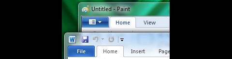 App-Button nach dem Vorbild von Microsoft Office und Paint