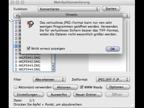 Graphicconverter 6.6 - JPEG Lossless