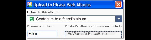 Picasa 3.6 - Upload in ein fremdes Webalbum