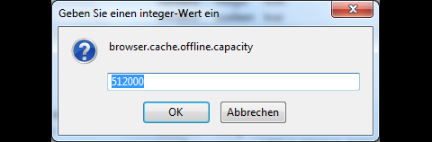 Cache-Gr&ouml;&szlig;e von Thunderbird
