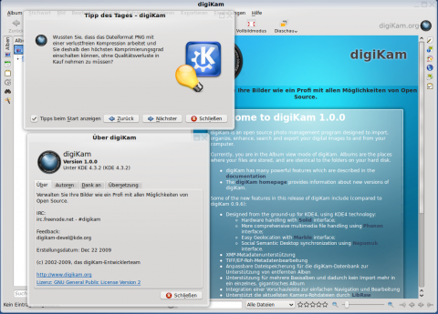 Die neue Version von Digikam ist zu Weihnachten erschienen 