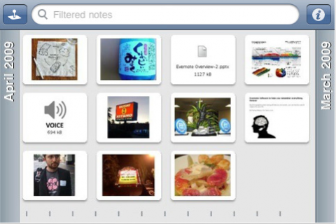 Evernote iPhone App 