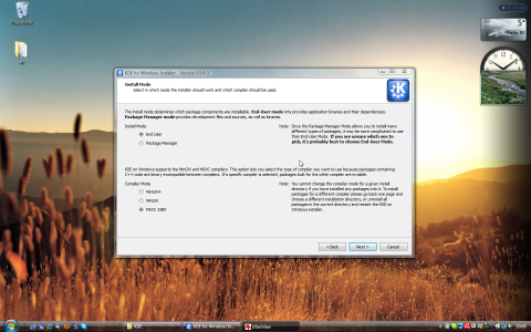 Die Windows-Bin&auml;rdateien wurden mit verschiedenen Methoden kompiliert.