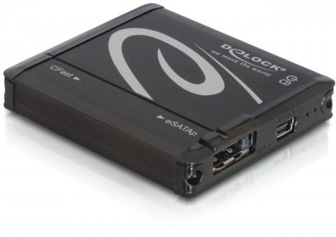 Die USB-Schnittstelle auf der R&uuml;ckseite ist f&uuml;r die Stromversorgung, wenn eSATAp nicht zur Verf&uuml;gung steht.