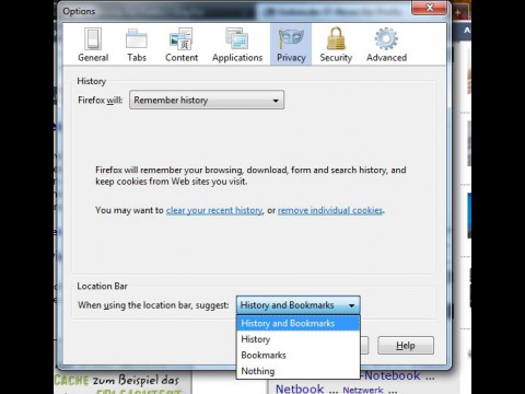 Firefox 3.6 - Optionen