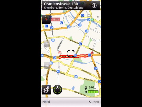 Ovi Maps mit Verkehrsinformationen