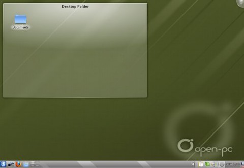 Opensuse wird auf dem Nettop vorinstalliert.