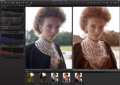 Capture One 5.1 - Histogramm