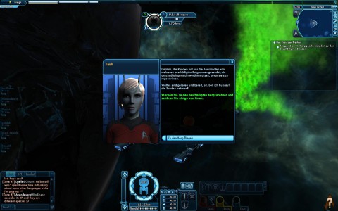 Die USS Golem unterwegs im All