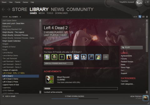 Steam: Neue Benutzeroberfl&auml;che