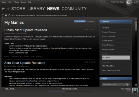 Steam: Neue Benutzeroberfl&auml;che