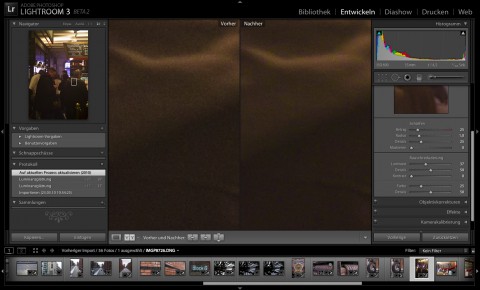 Adobe Photoshop Lightroom 3 Beta 2 - Luminanzrauschen-Funktion