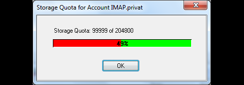 Quota: Wenn der E-Mail-Client das nicht kann, hilft IMAPSize.