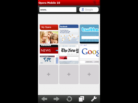 Opera Mobile 10