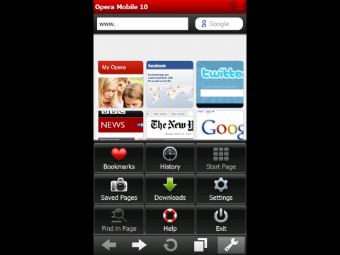Opera Mobile 10