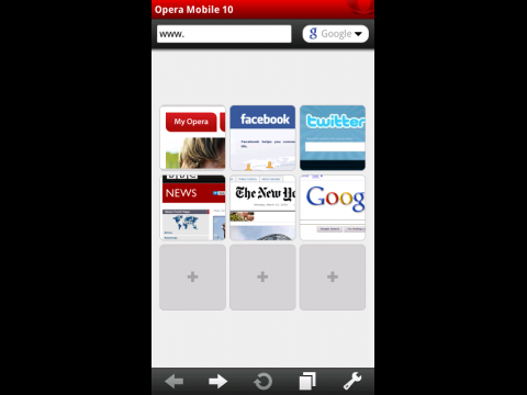 Opera Mobile 10