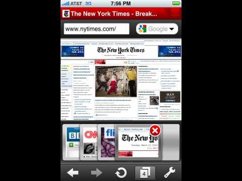 Opera Mini auf dem iPhone