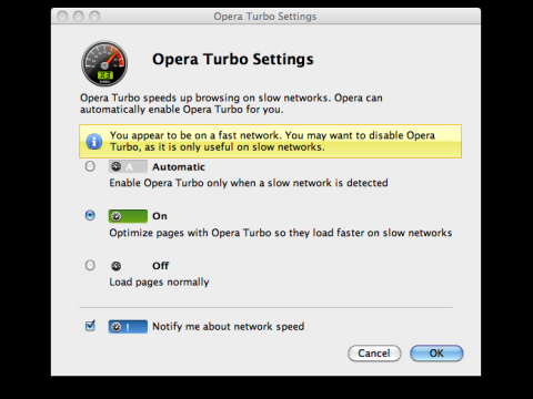 Opera Turbo