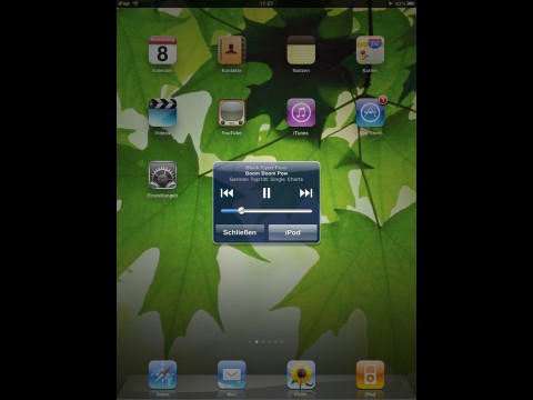 iTunes-Steuerung